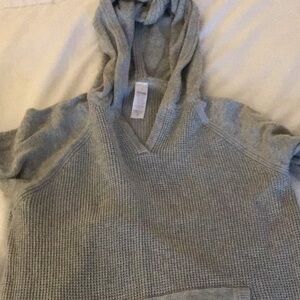 Cozy Gray Hooded Sweater